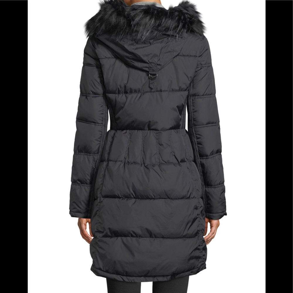 French Connection Faux-Fur-Collar Puffer Jacket - Picture 2 of 6